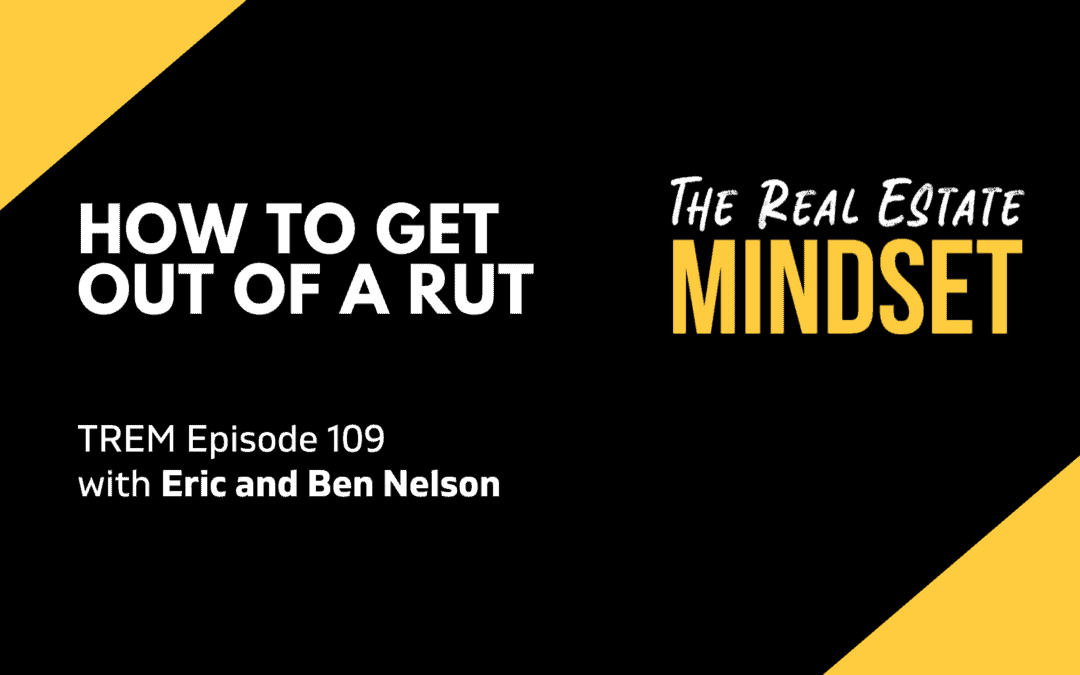 How to Get Out of A Rut
